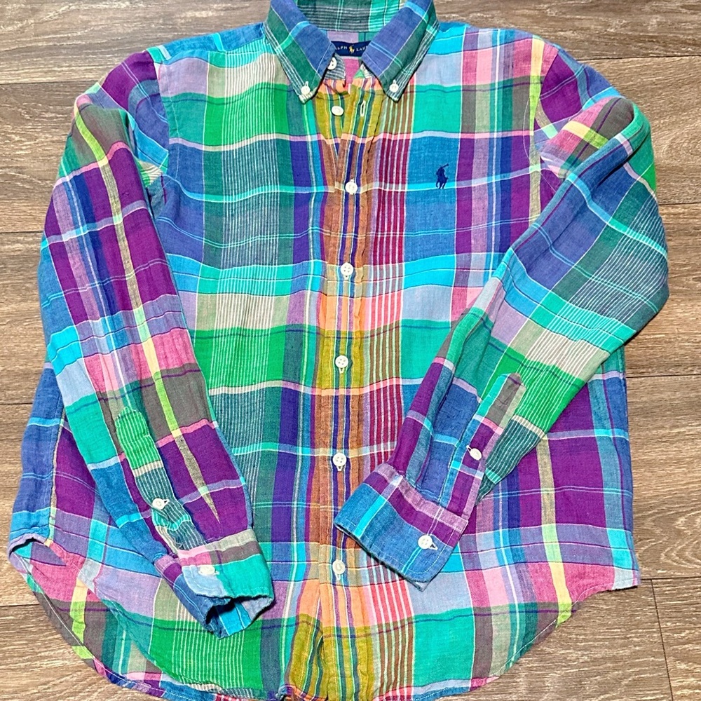 Ralph Lauren Multicolor Plaid Women's Shirt